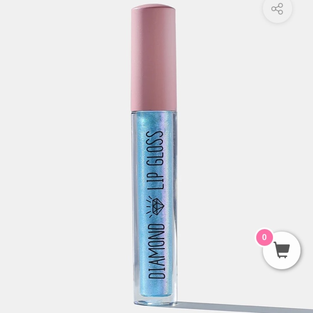 A0A Studio Diamond Lip Gloss Glacier Shimmer Blue